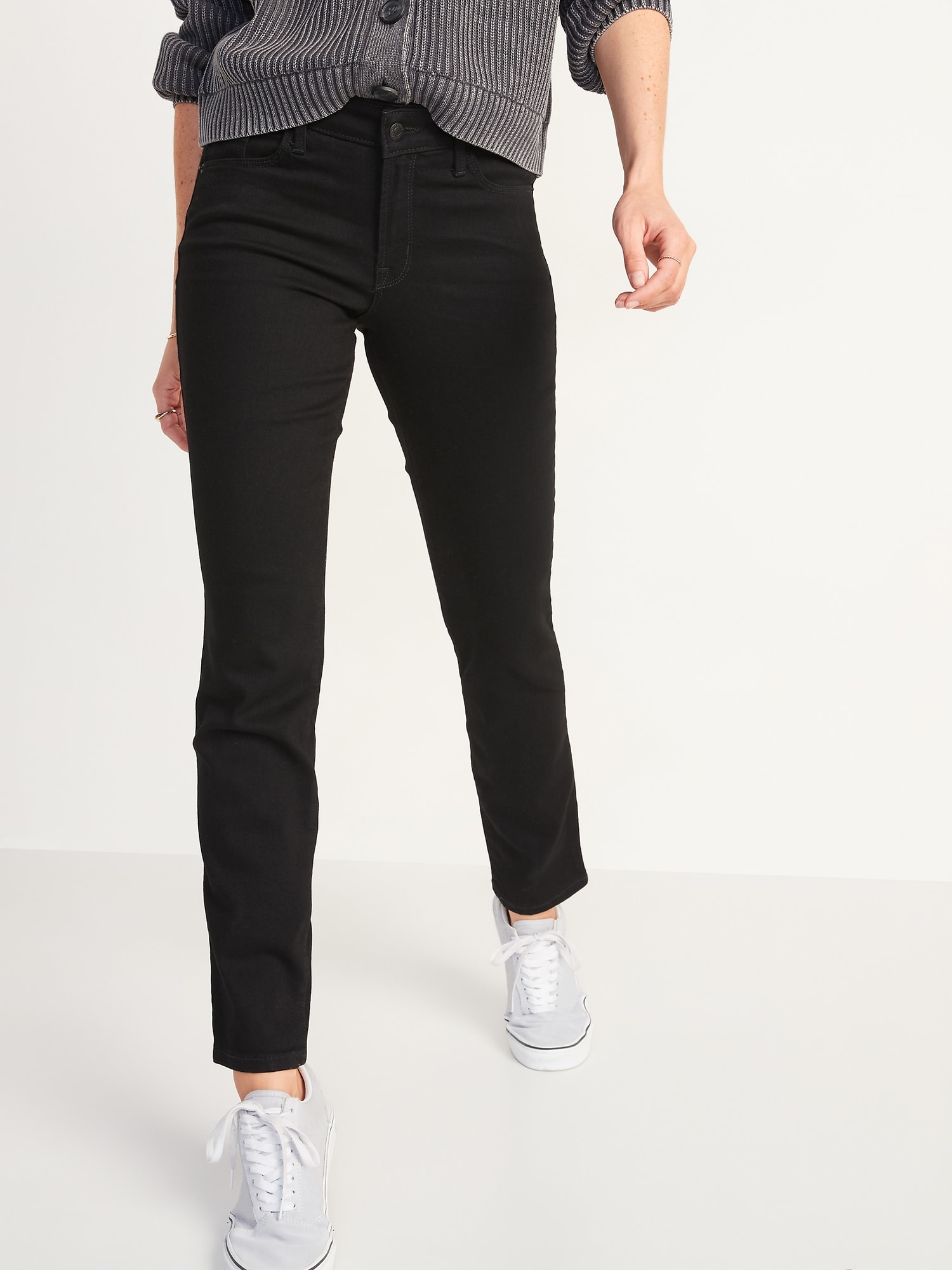 old navy perfect straight mid rise