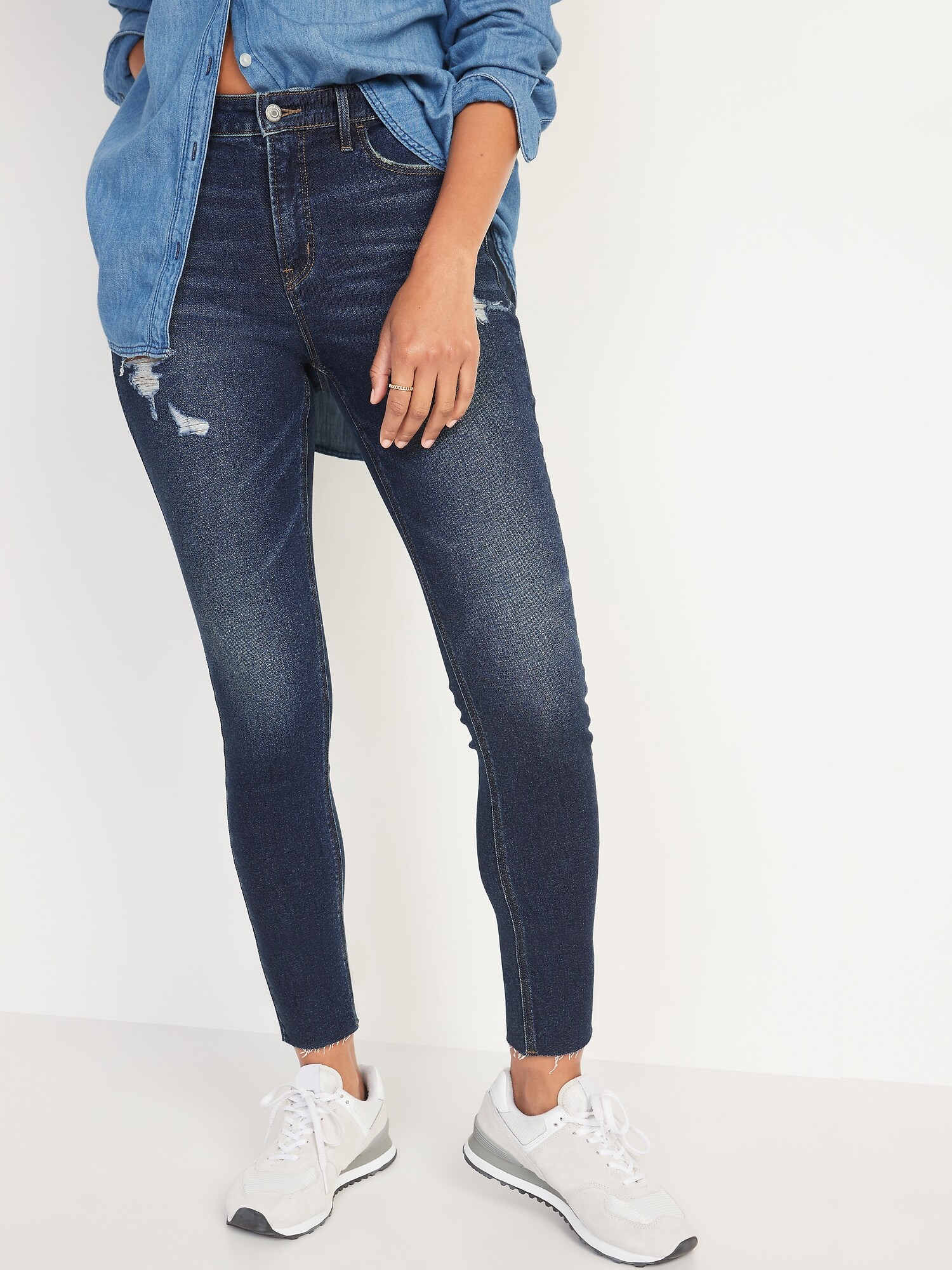 Old navy rockstar super skinny sales high rise