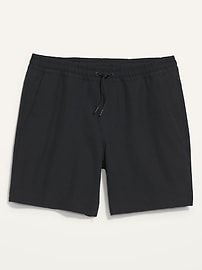 View large product image 3 of 3. StretchTech Water-Repellent Jogger Shorts -- 7-inch inseam