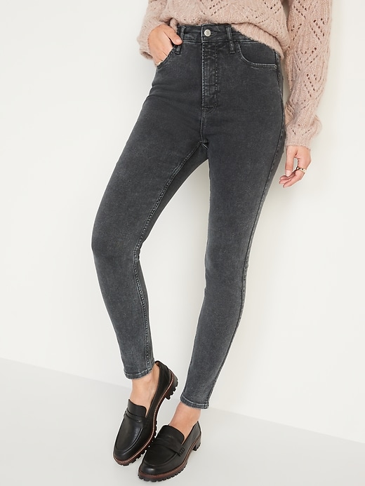 Image number 1 showing, Higher High-Waisted Rockstar 360° Stretch Super Skinny Jeans for Women
