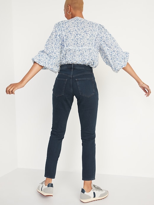 Image number 2 showing, Curvy High-Waisted O.G. Straight Jeans for Women