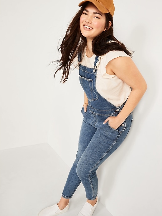 Image number 5 showing, O.G. Straight Jean Overalls for Women