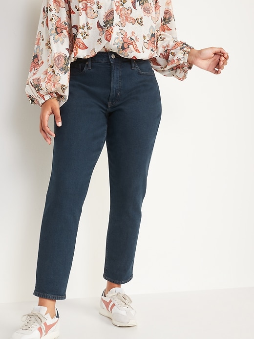 Image number 5 showing, Curvy High-Waisted O.G. Straight Jeans for Women