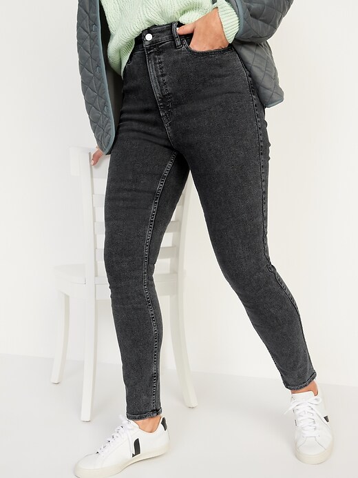 Image number 5 showing, Higher High-Waisted Rockstar 360° Stretch Super Skinny Jeans for Women