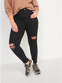 Stretch Super Skinny Ripped Jeans for 