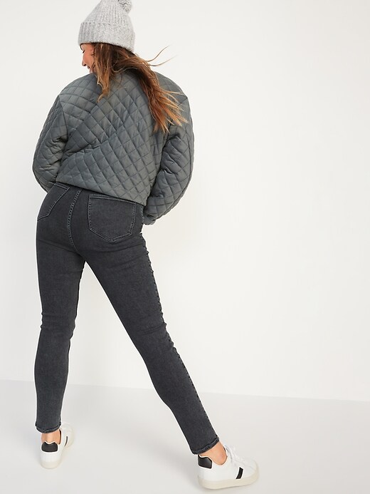 Image number 6 showing, Higher High-Waisted Rockstar 360° Stretch Super Skinny Jeans for Women
