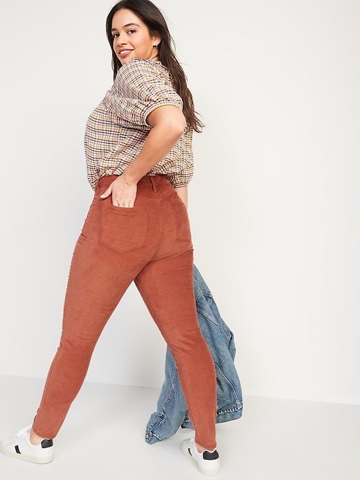 Image number 6 showing, High-Waisted Rockstar Super Skinny Corduroy Pants for Women