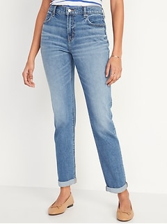 old navy white boyfriend jeans