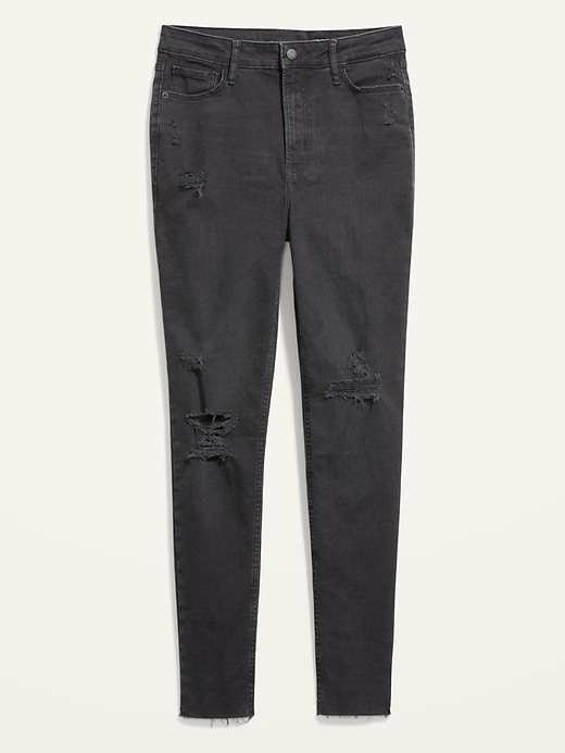 Image number 4 showing, FitsYou Extra High-Waisted Rockstar Super-Skinny Jeans