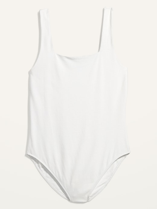 Image number 4 showing, Square-Neck Tank Top Bodysuit