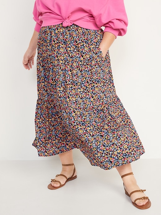 New look floral maxi skirt best sale