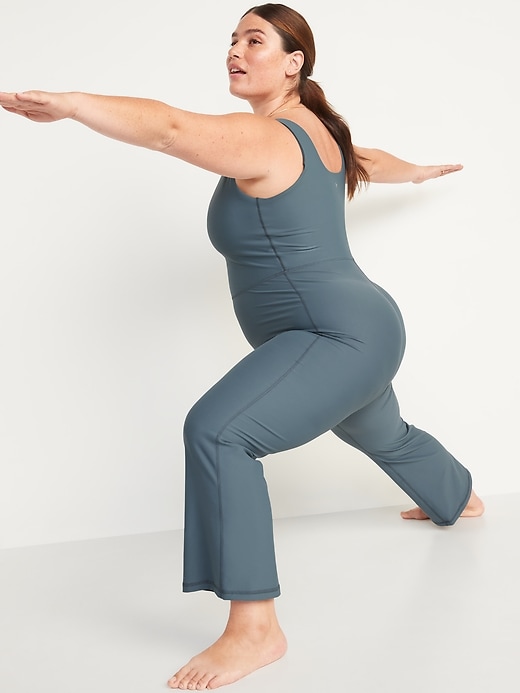 Image number 3 showing, Sleeveless PowerSoft Flared Jumpsuit for Women