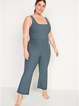 Sleeveless PowerSoft Flared Jumpsuit for Women