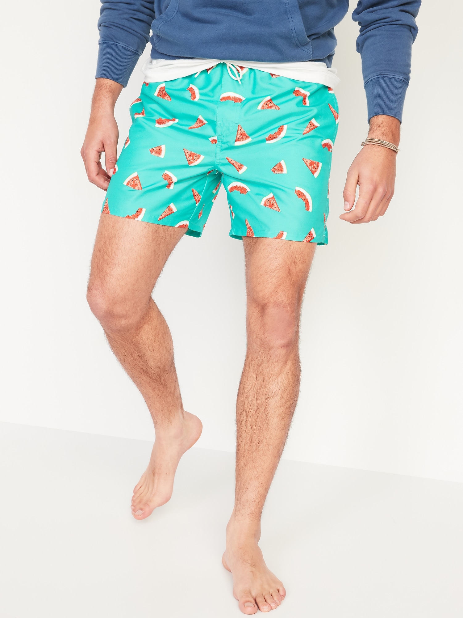 Old Navy Printed Swim Trunks -7-inch inseam