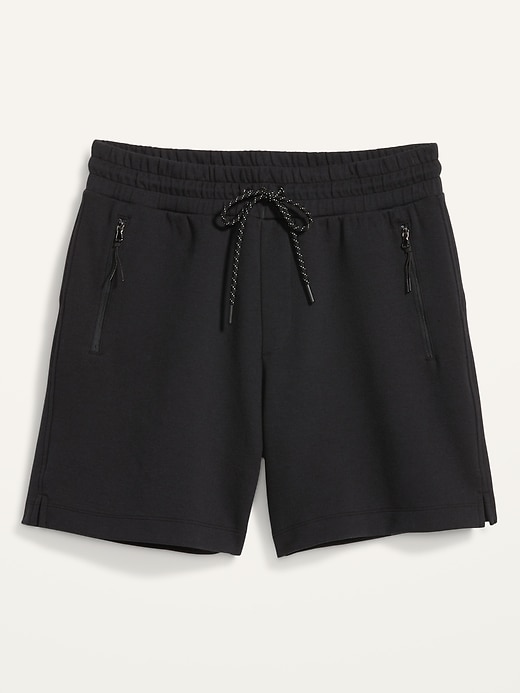 Image number 4 showing, High-Waisted Dynamic Fleece Shorts -- 6-inch inseam