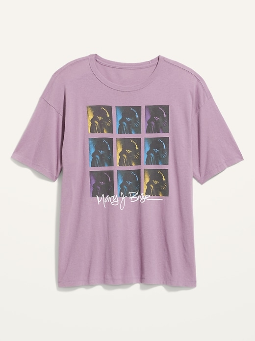 Mary J. Blige&#153 Oversized Vintage Gender-Neutral Graphic T-Shirt for Adults