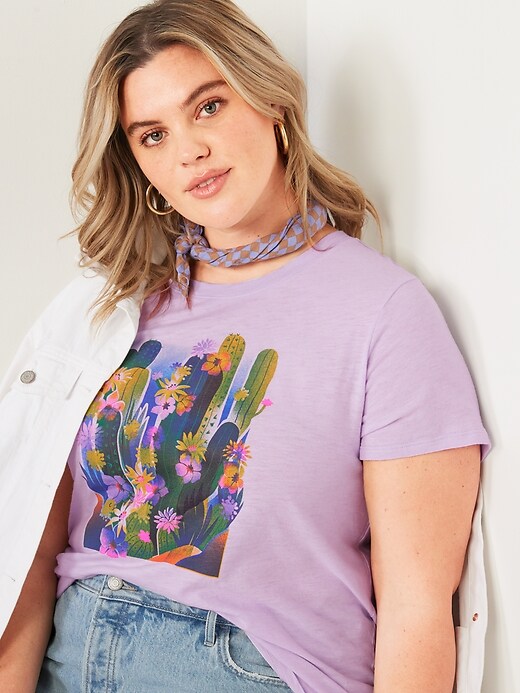 Image number 3 showing, EveryWear Graphic T-Shirt for Women