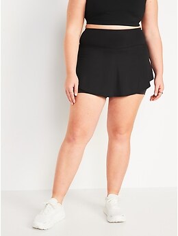 Extra High-Waisted PowerSoft Pleated Skort for Women