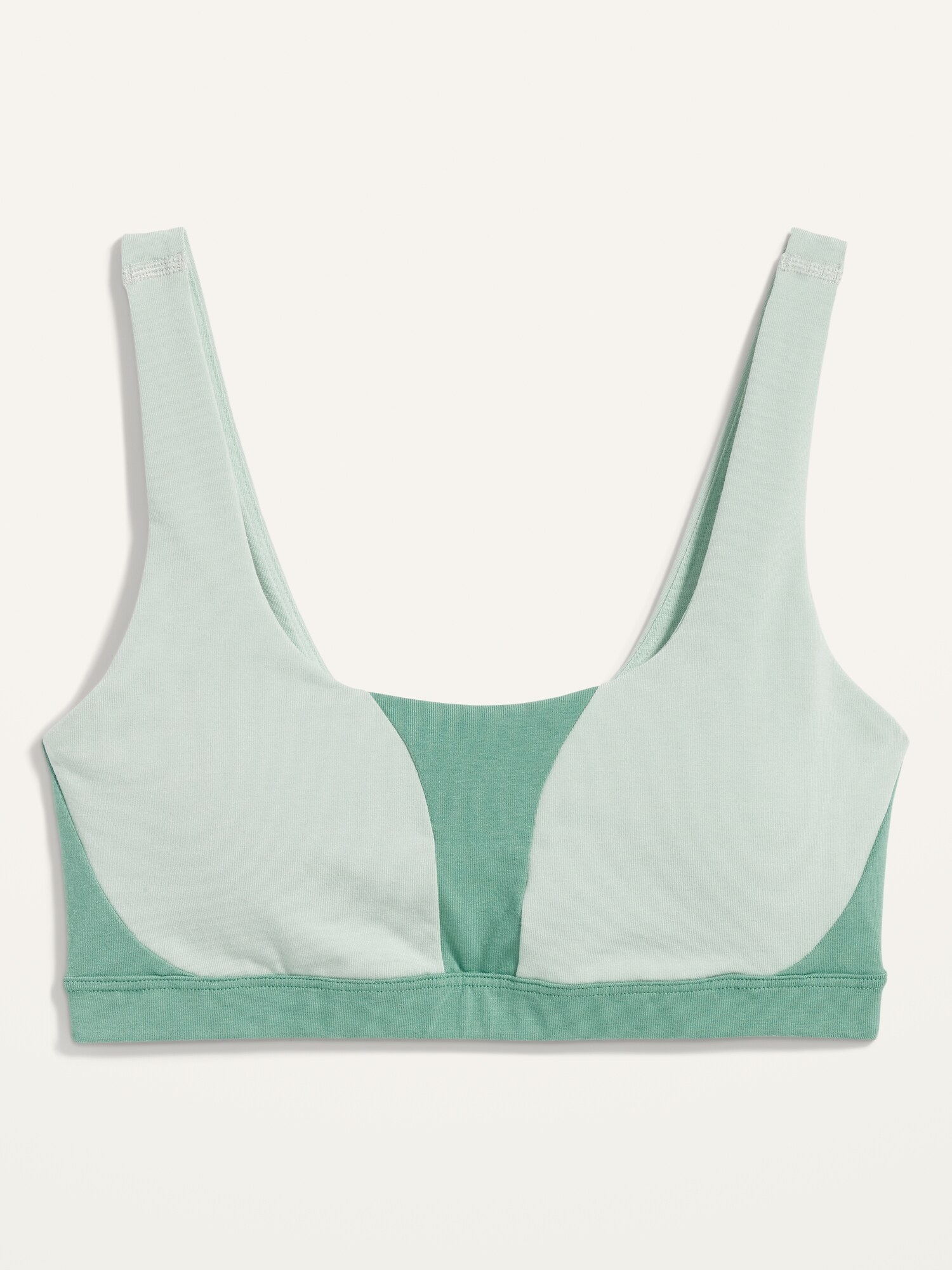 Old Navy Light Support PowerChill Two-Tone Sports Bra for Women