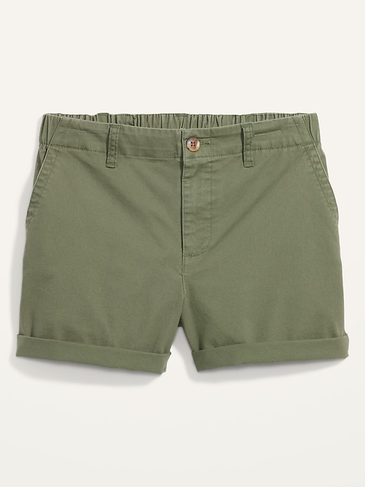 Image number 4 showing, High-Waisted OGC Pull-On Chino Shorts -- 3.5-inch inseam