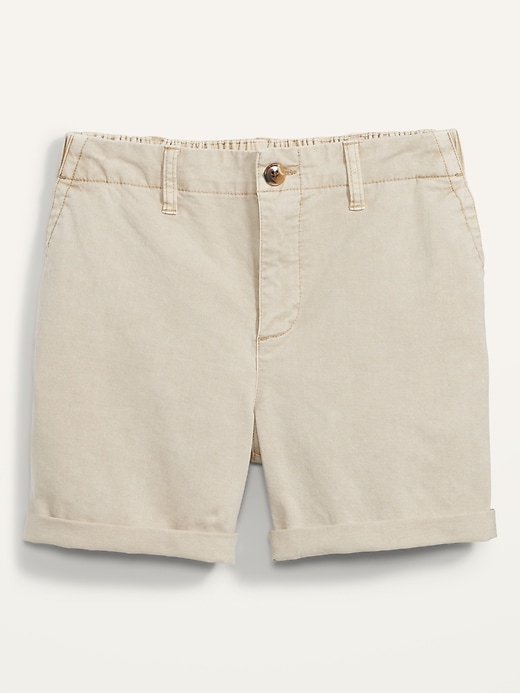 Image number 4 showing, High-Waisted OGC Pull-On Chino Shorts -- 5-inch inseam