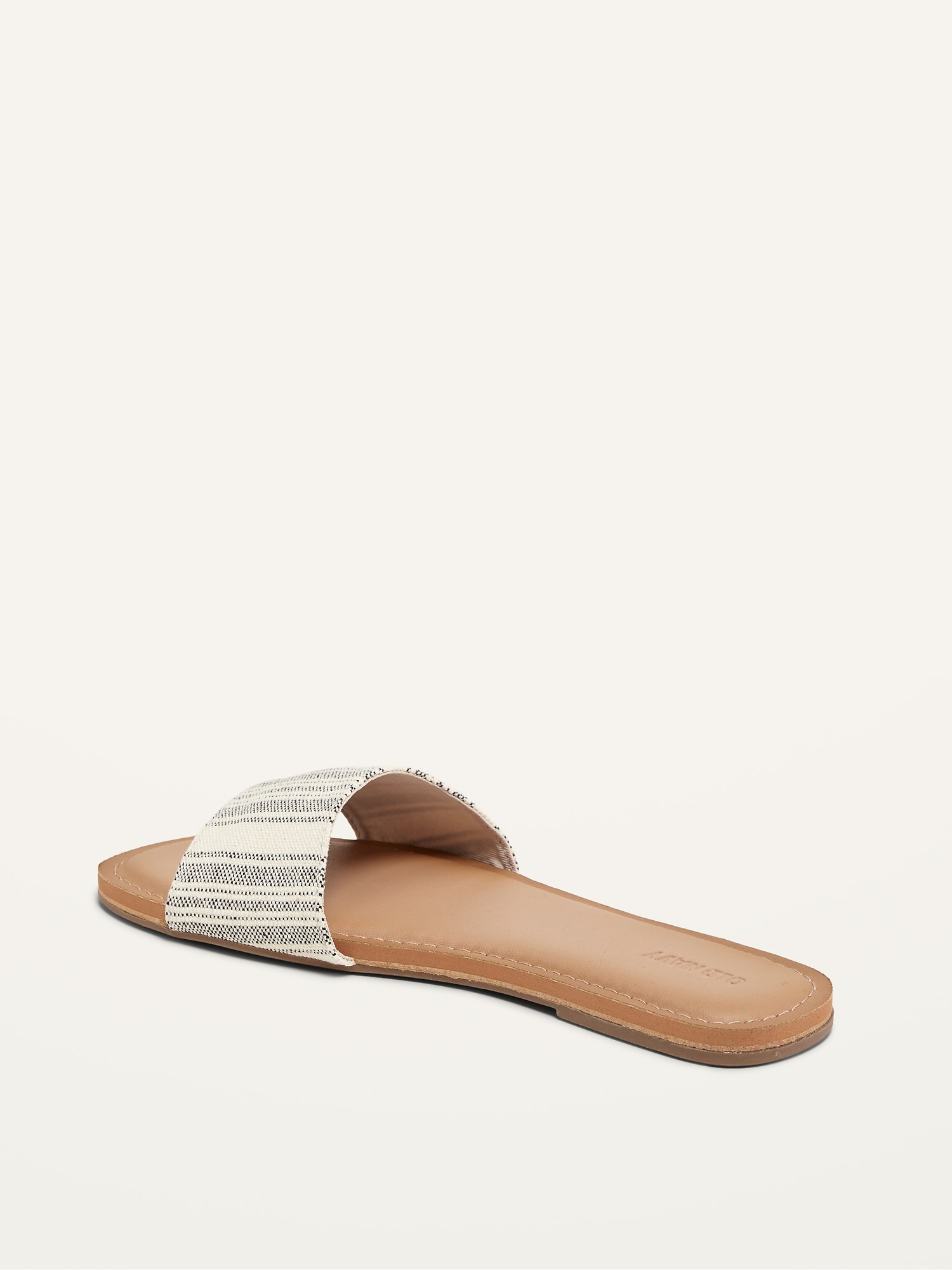 Flat slide on on sale sandals