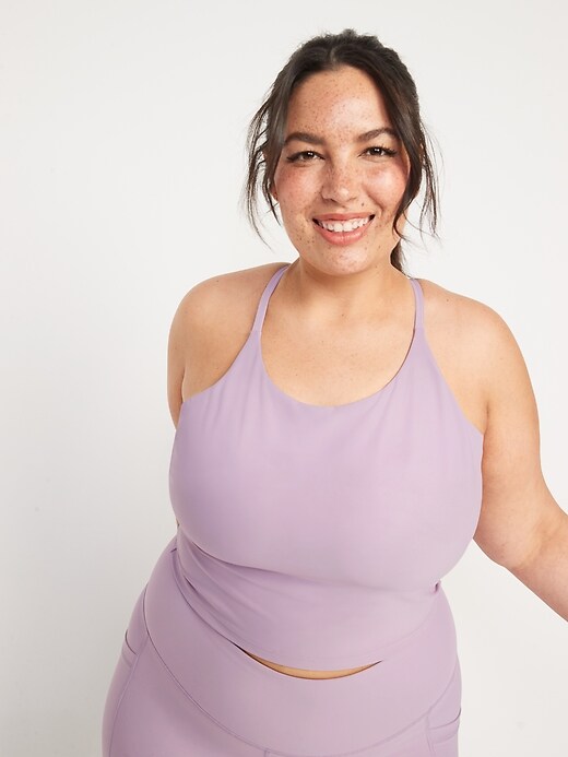 Image number 7 showing, Light Support PowerSoft Longline Sports Bra for Women