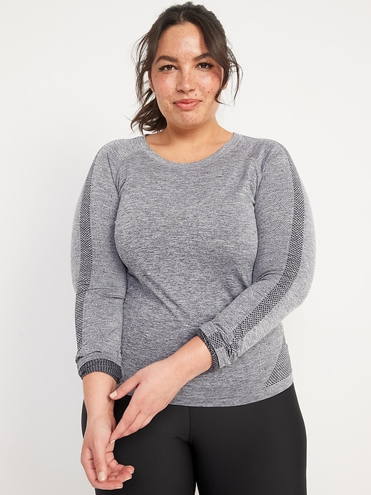 Image number 7 showing, Seamless Long-Sleeve T-Shirt