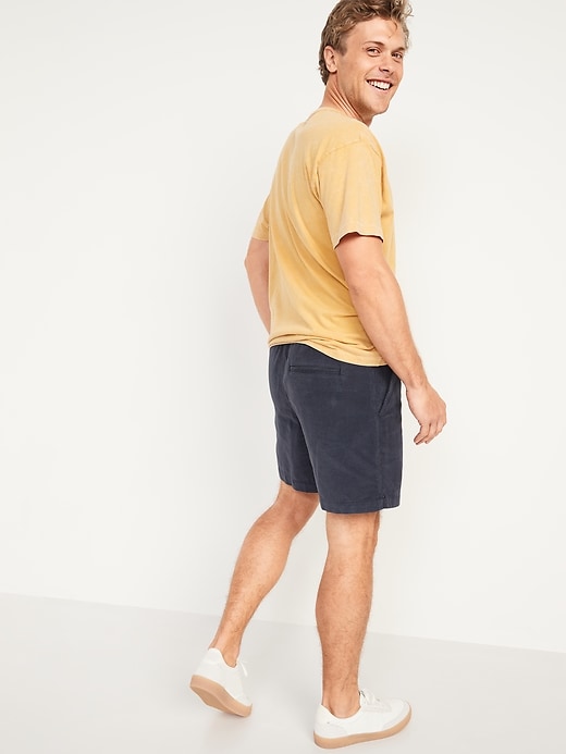 Image number 5 showing, Relaxed Corduroy Jogger Shorts for Men -- 5.5-inch inseam