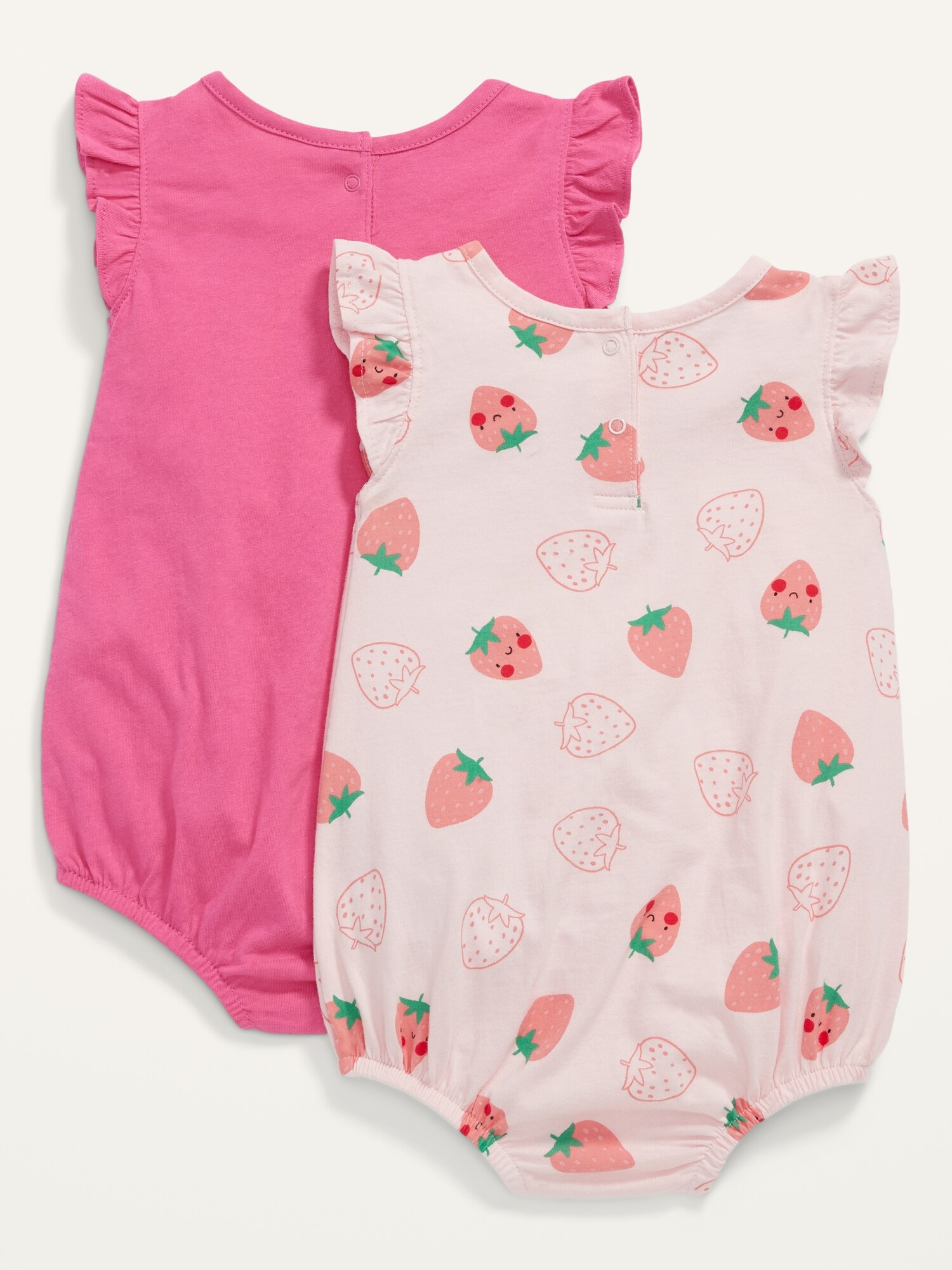 old navy strawberry romper