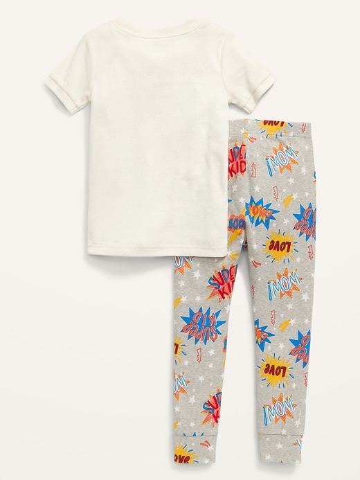 View large product image 2 of 5. Unisex Matching Graphic Pajamas for Toddler & Baby