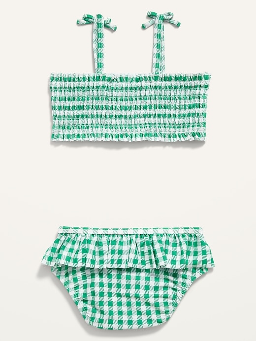 Smocked swimsuit sale baby