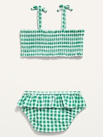 View large product image 3 of 3. 2-Piece Smocked Bikini Swim Set for Baby