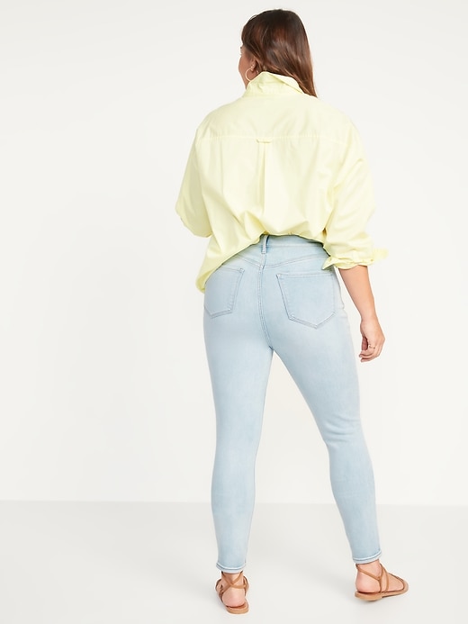 Image number 2 showing, Extra High-Waisted Rockstar 360° Stretch Super-Skinny Jeans for Women