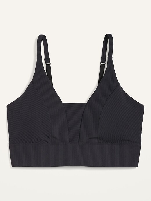 Image number 4 showing, Light Support PowerSoft Textured-Rib Sports Bra for Women