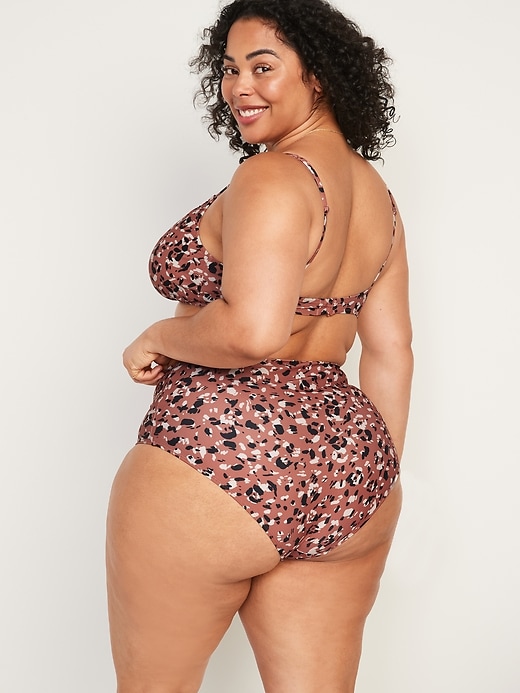Image number 8 showing, High-Waisted Bikini Swim Bottoms