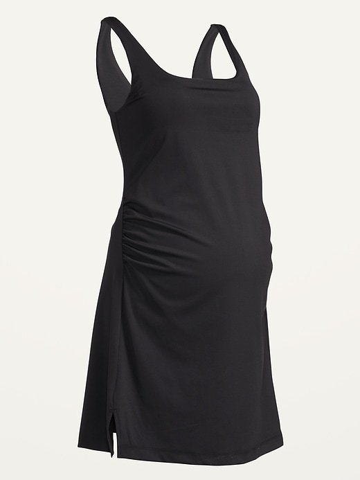 Image number 4 showing, Maternity Sleeveless PowerSoft Mini Skort Dress