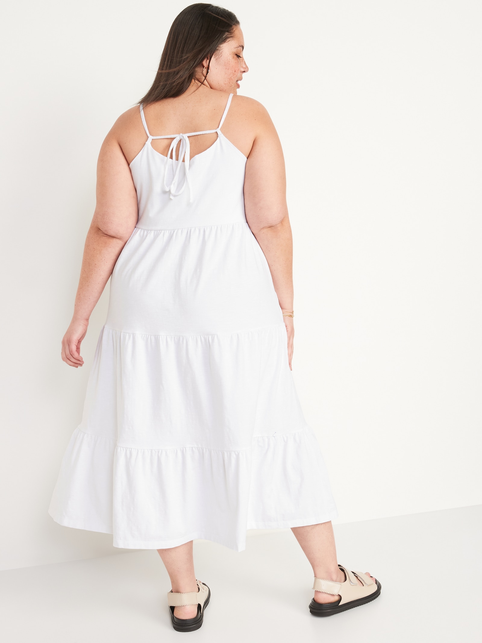 Linen Dresses Old Navy Summer Dresses Canada Tiered Slub-Knit Midi Cami  Swing Dress Old Navy