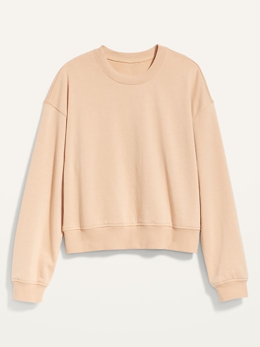 Image number 4 showing, Cropped Vintage French-Terry Sweatshirt