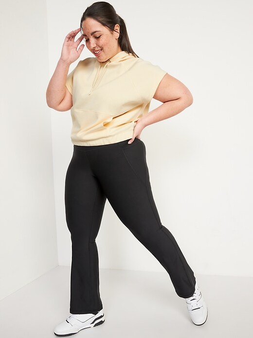 Image number 3 showing, High-Waisted PowerSoft Slim Flare Compression Pants for Women