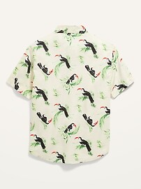 View large product image 3 of 3. Printed Built-In Flex Short-Sleeve Shirt for Boys