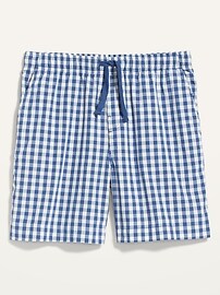 Soft-Washed Poplin Pajama Shorts for Men --