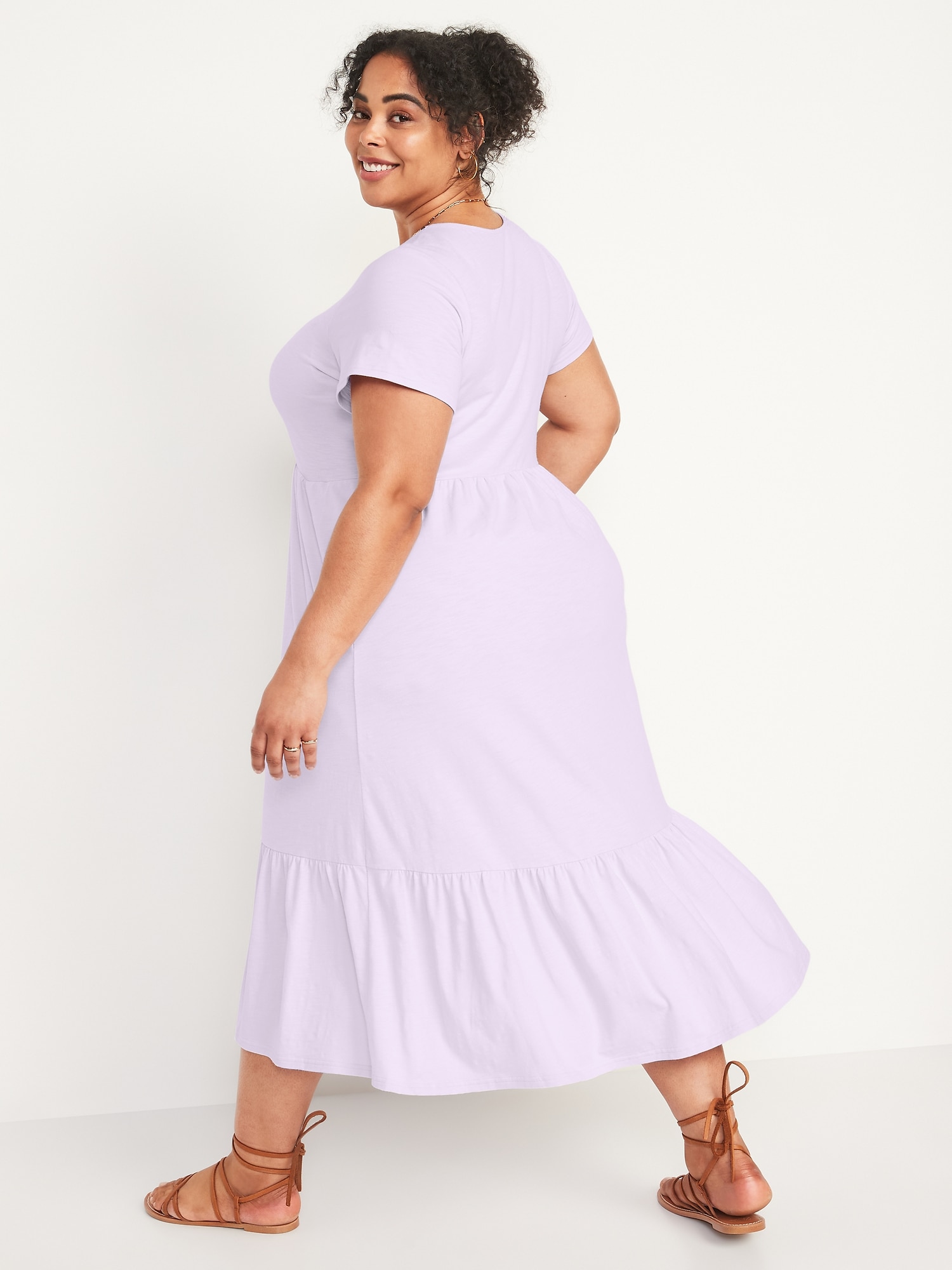 Plus size hotsell midi swing dress