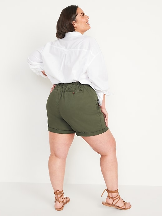 Image number 8 showing, High-Waisted OGC Chino Shorts for Women -- 7-inch inseam
