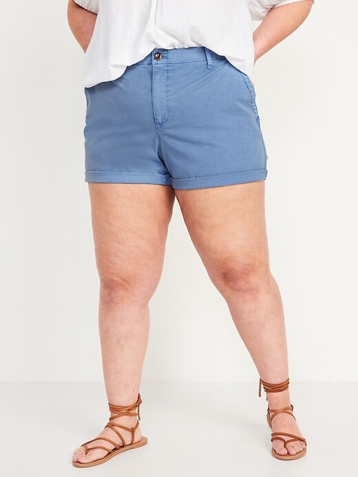 Image number 7 showing, High-Waisted OGC Chino Shorts for Women -- 3.5-inch inseam
