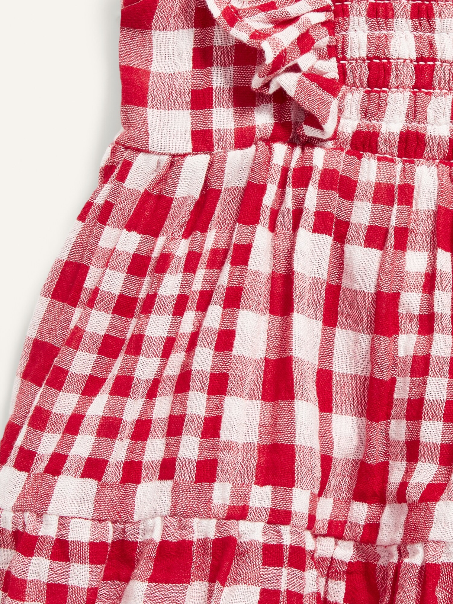 old navy red gingham dress