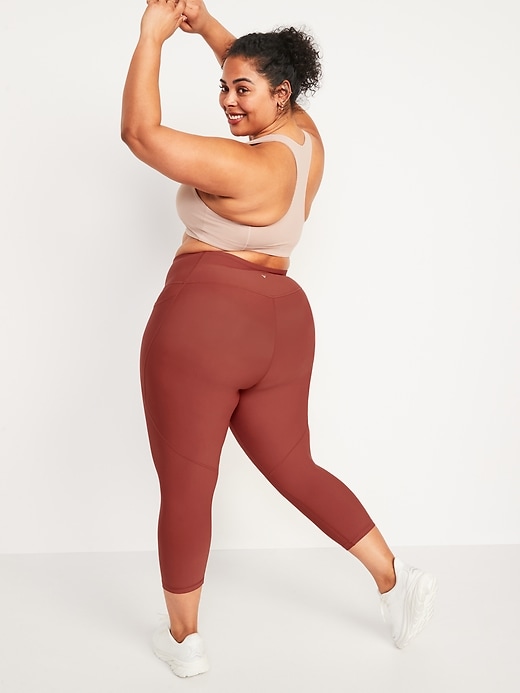 Image number 8 showing, High-Waisted PowerSoft Crop Leggings for Women