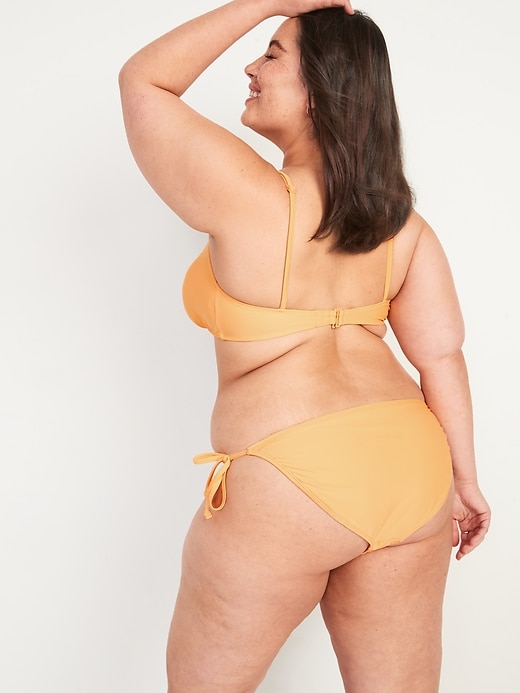 Image number 8 showing, Low-Rise String Bikini Swim Bottoms