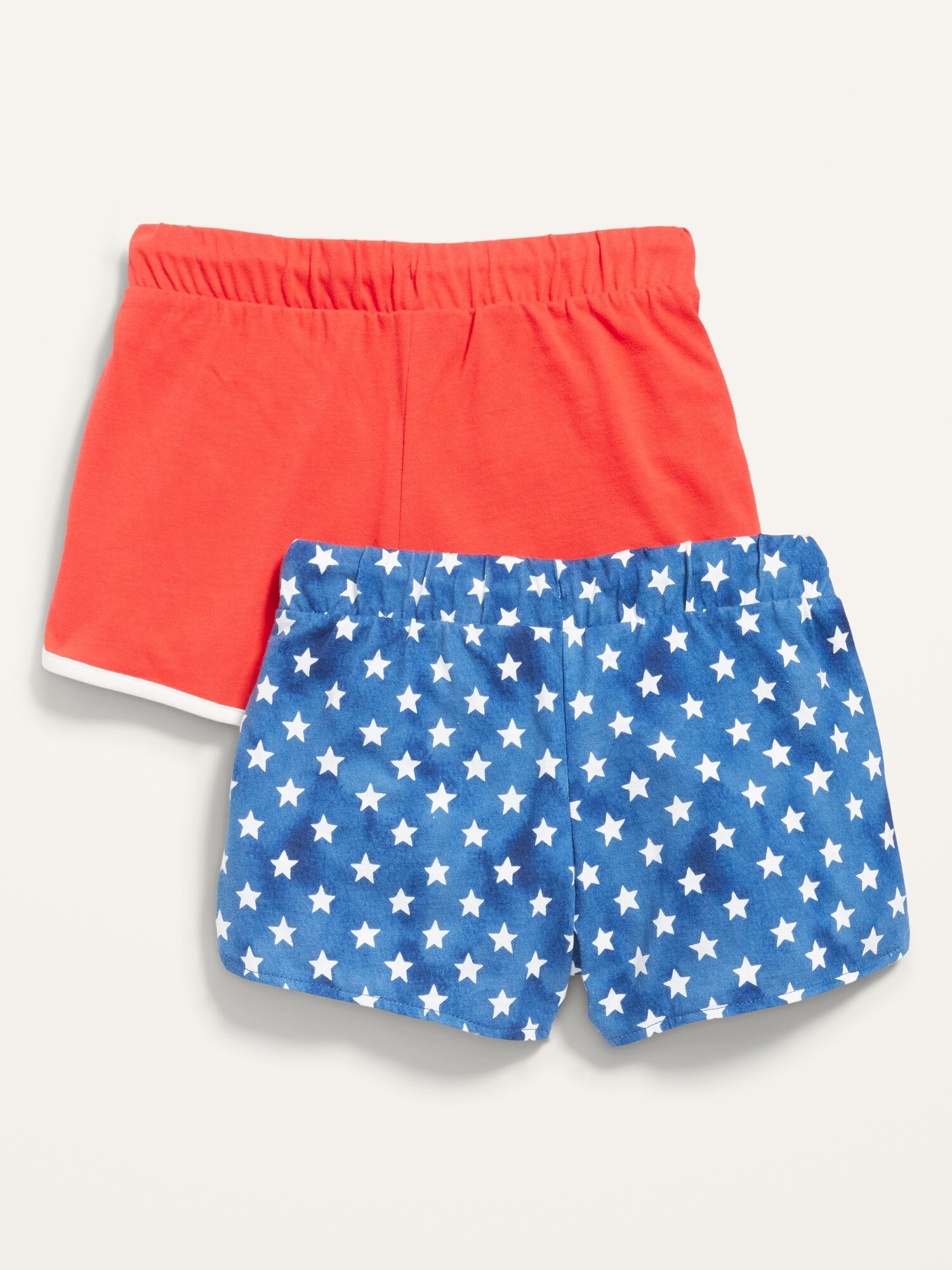 Printed Dolphin-Hem Cheer Shorts 2-Pack 