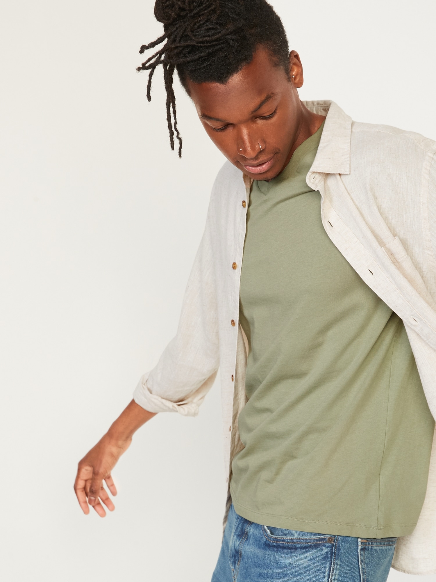 Soft-Washed V-Neck T-Shirt for Men | Old Navy